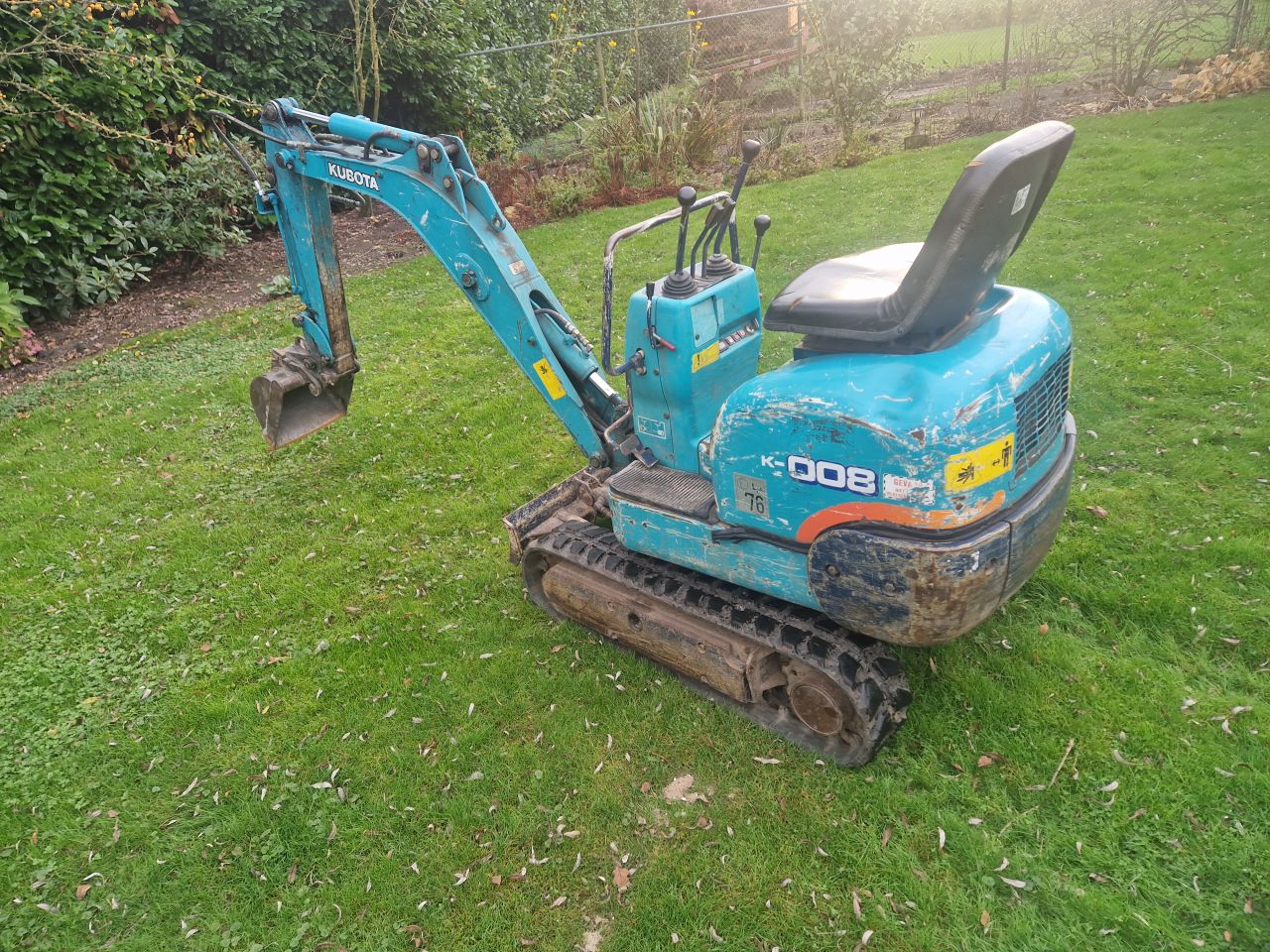 Minigraver kubota 008