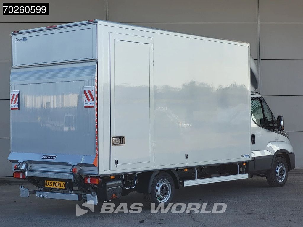 Iveco Daily 35S21 BPM VRIJ! 3.0L Automaat Laadklep Zijdeur ACC LED CarPlay Lat om Lat D'Hollandia 3,5t Trekvermogen Meubelbak Koffer Bakwagen 22m3 Klima