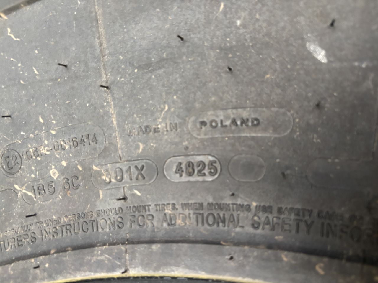 Michelin bibload 480/80r26 DEMO BANDEN, 5km gereden