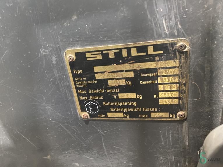 Gabelstapler Elektrisch Still R20-18 1994