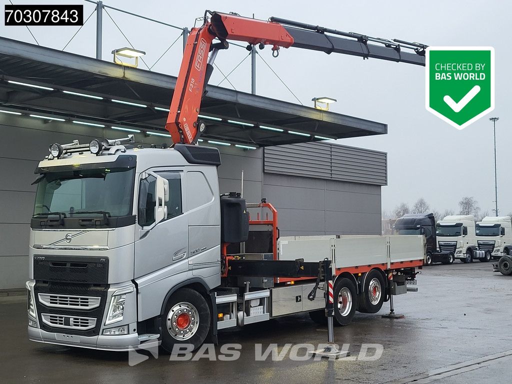Volvo FH FH 500 6X2 Fassi 31T/m 7x Extensions Full Air Lift+Steering Axle E6