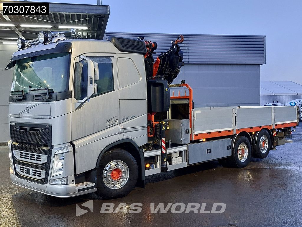 Volvo FH FH 500 6X2 Fassi 31T/m 7x Extensions Full Air Lift+Steering Axle E6