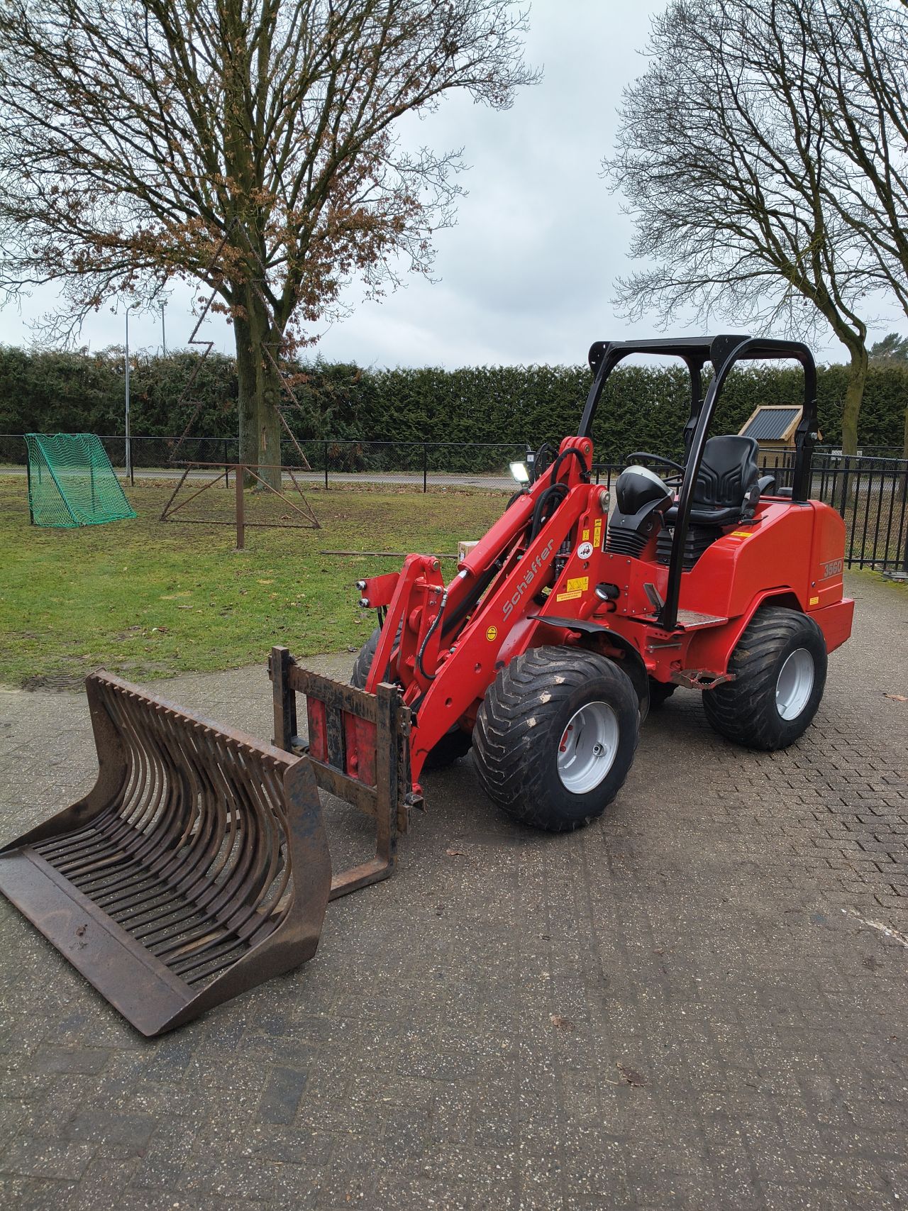 Schaffer 3560 shovel loader giant weidemann knikmops