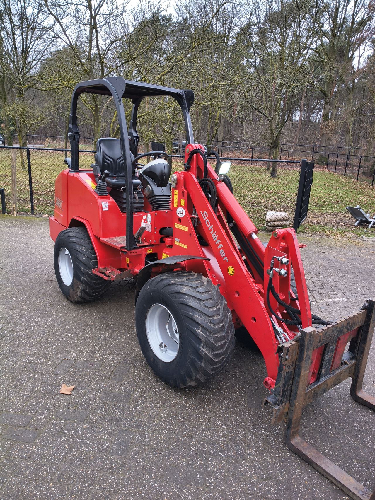 Schaffer 3560 shovel loader giant weidemann knikmops
