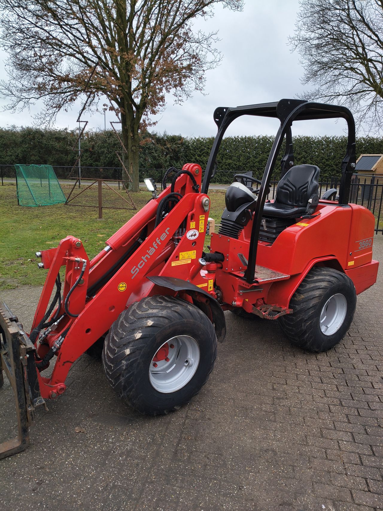 Schaffer 3560 shovel loader giant weidemann knikmops