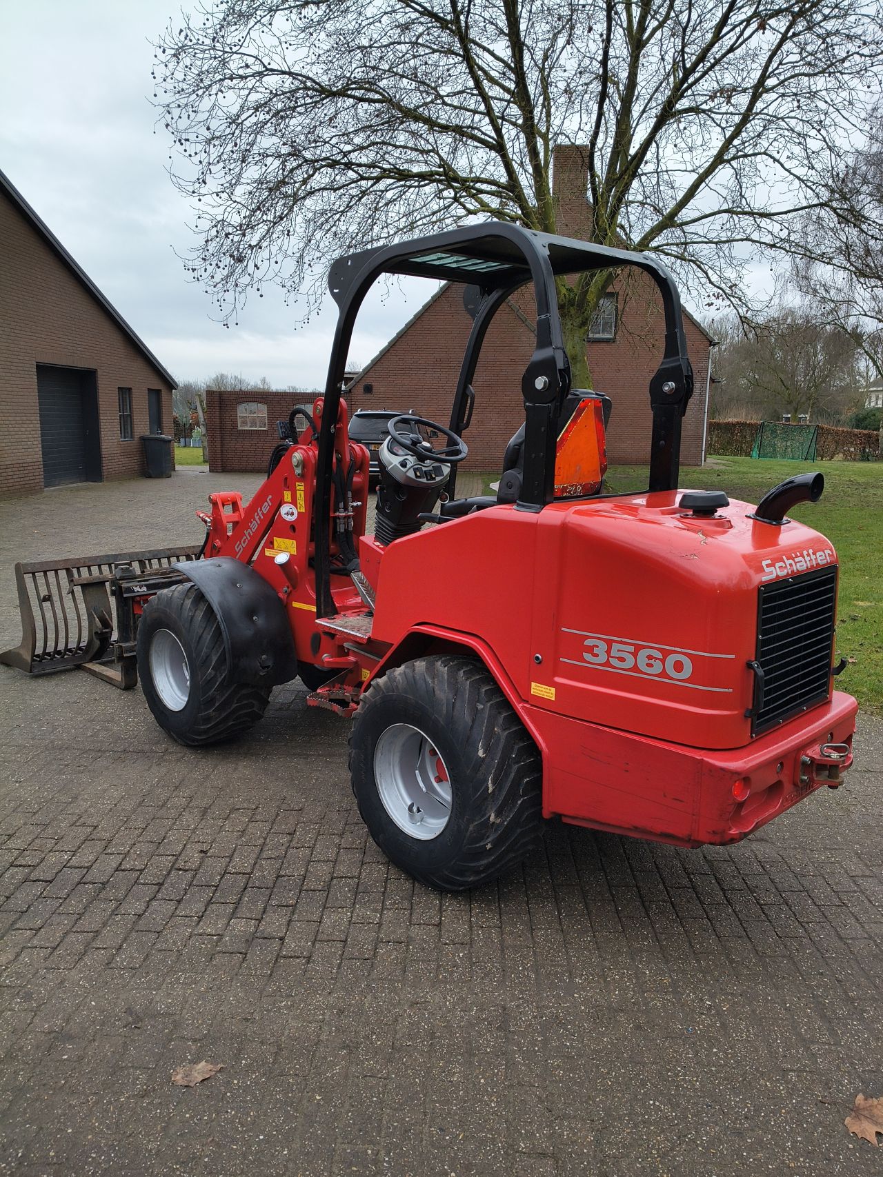 Schaffer 3560 shovel loader giant weidemann knikmops