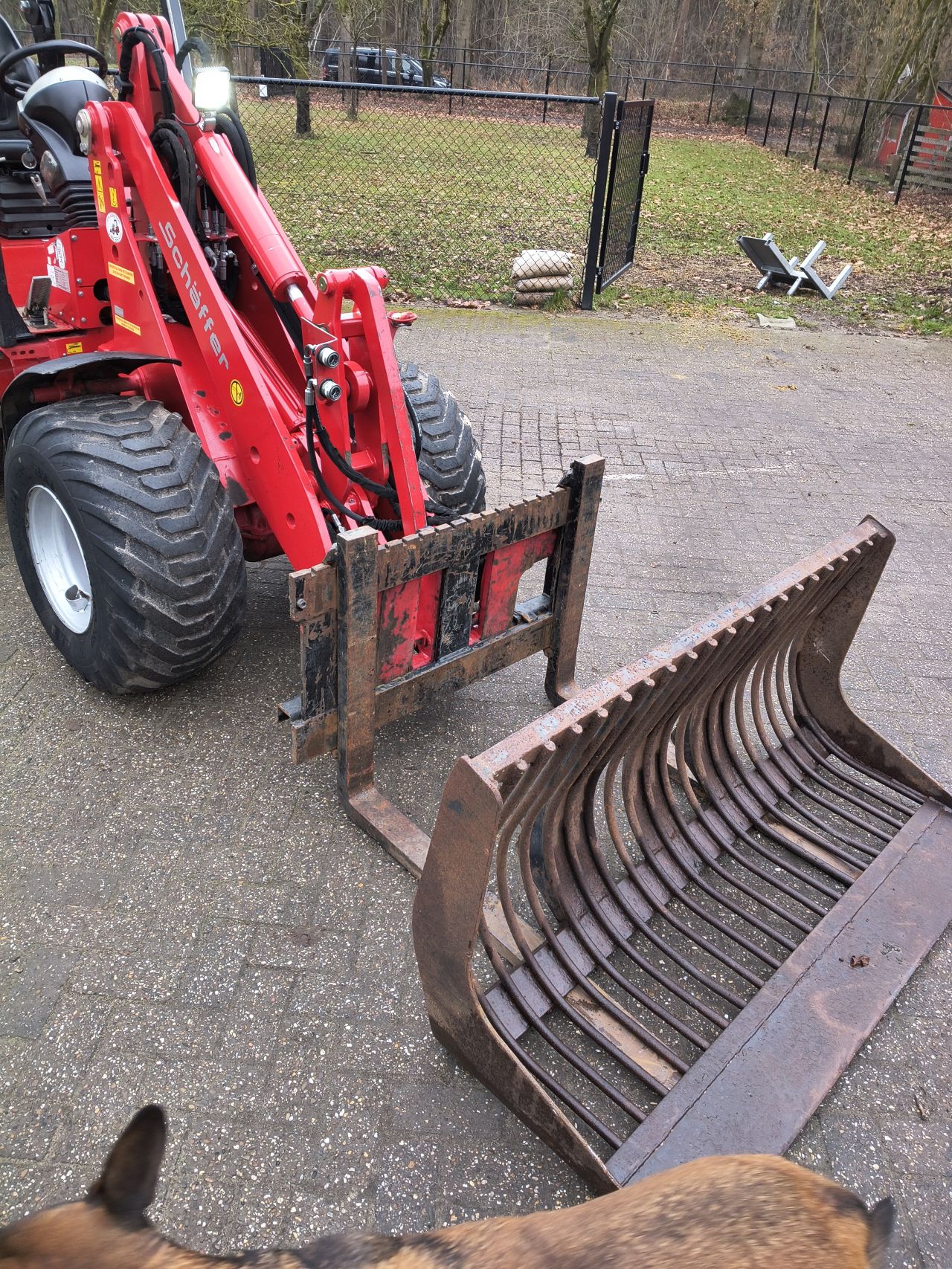 Schaffer 3560 shovel loader giant weidemann knikmops