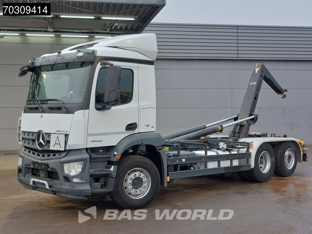 Mercedes Arocs 2543 6X2 Meiller 20t Hook Retarder Lift Axle Euro 6