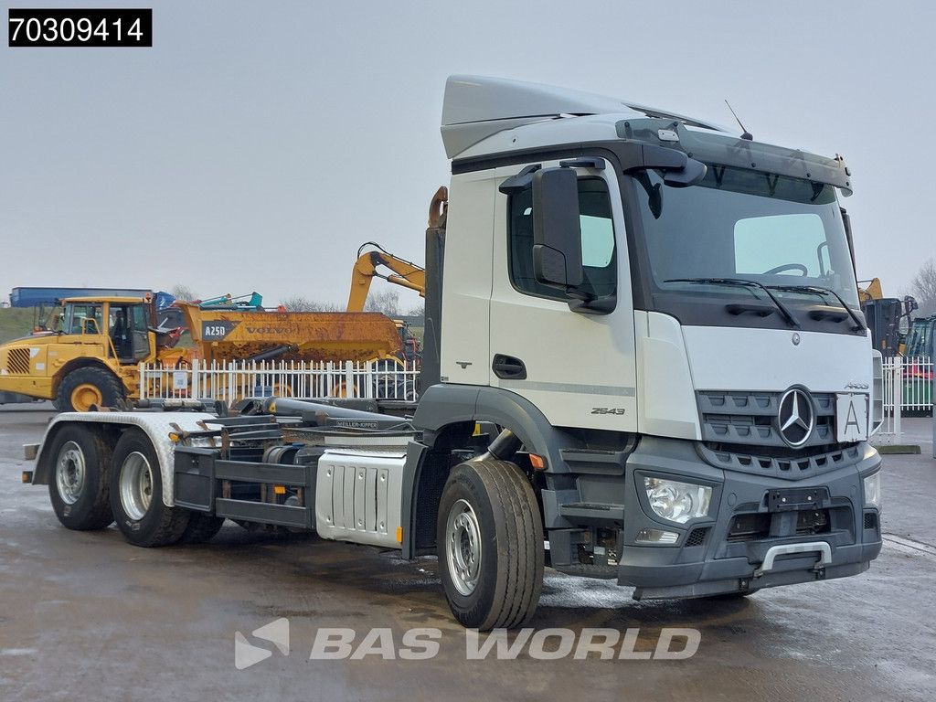 Mercedes Arocs 2543 6X2 Meiller 20t Hook Retarder Lift Axle Euro 6