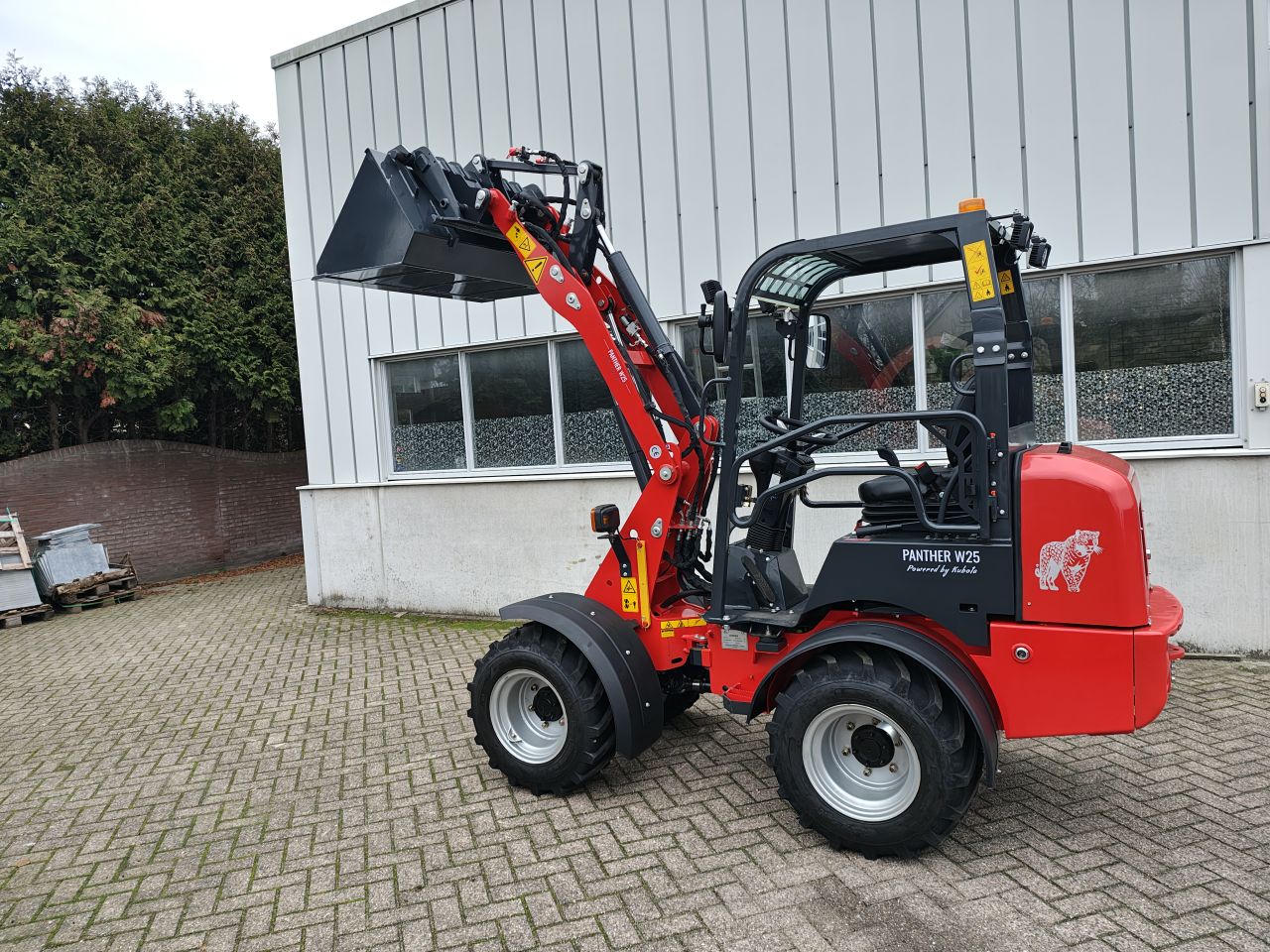 Miniloader 2500kg met Kubota en Rexroth