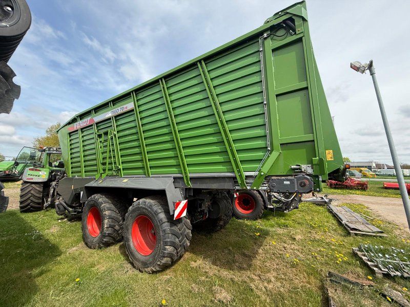Fendt Tigo 70 PR nur 774 Fuhren bzw 76 Stunden und mit 750/45 R26,5 Be