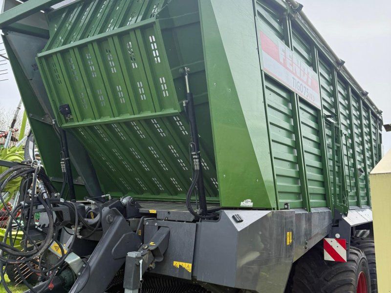 Fendt Tigo 75 VR mit 800-er Bereifung, Laderaumabdeckung und Dosierwal