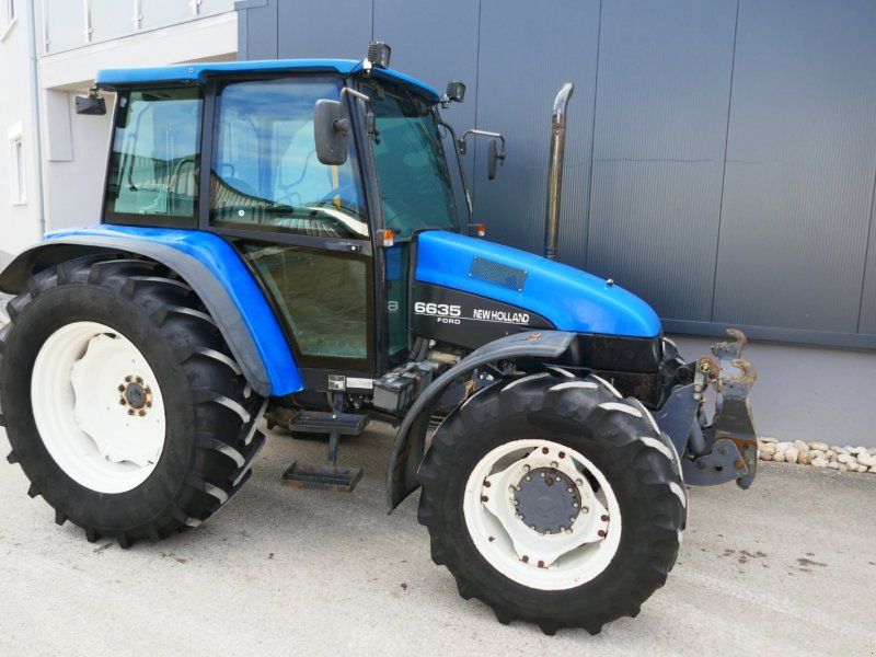 Ford 6635 Allrad. Mit Klima, Druckluft und Fronthydraulik. Echt guter