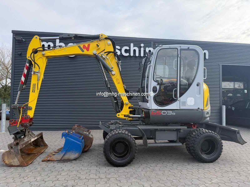 Wacker Neuson EW6503 Mobilbagger Klima, Verstellausleger