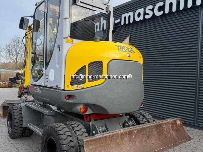 Wacker Neuson EW6503 Mobilbagger Klima, Verstellausleger