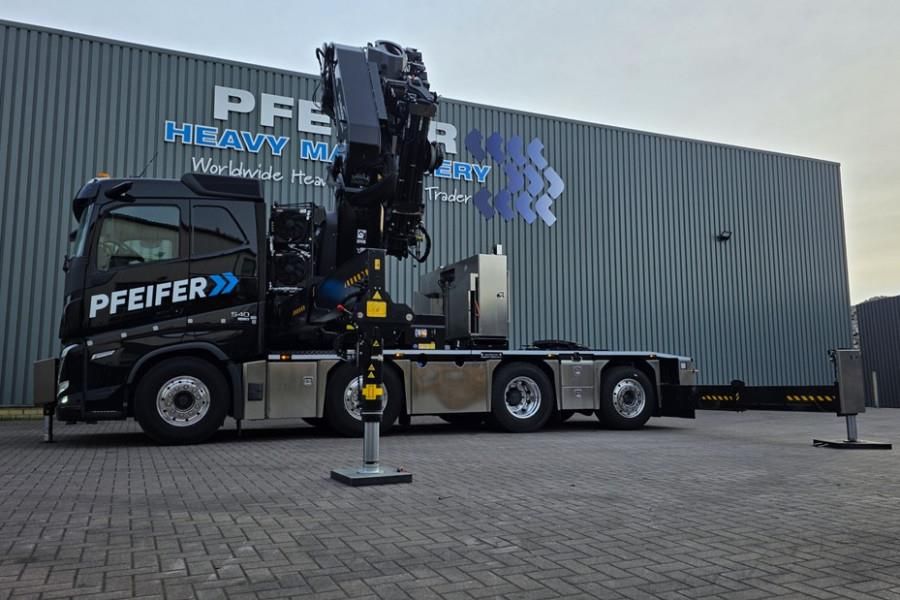 Volvo FH540 8X2 WITH HIAB 140TM CRANE Dutch Registration