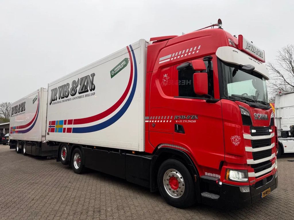 Scania 590S V8 NGS 6X2 SIDE DOORS COMBI, THERMO KING UT1200, FULL AIR