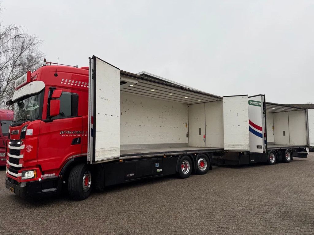 Scania 590S V8 NGS 6X2 SIDE DOORS COMBI, THERMO KING UT1200, FULL AIR