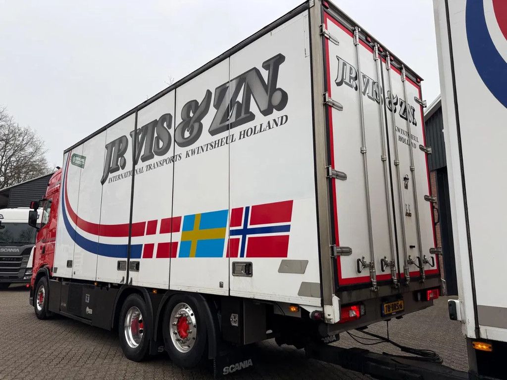 Scania 590S V8 NGS 6X2 SIDE DOORS COMBI, THERMO KING UT1200, FULL AIR