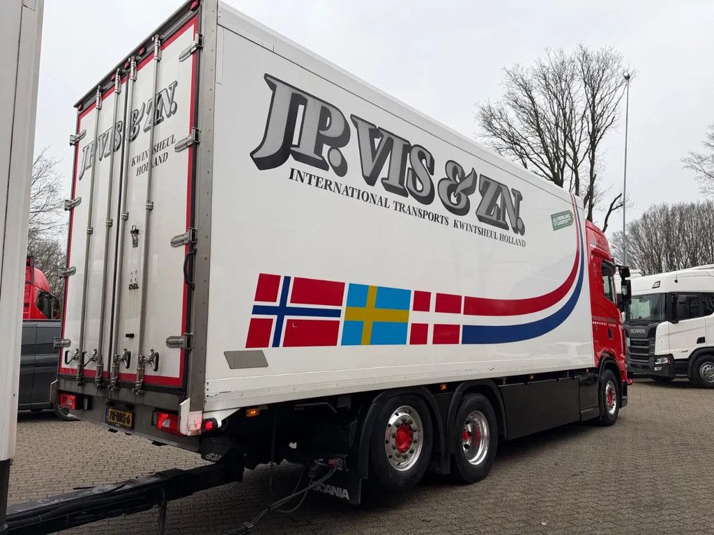 Scania 590S V8 NGS 6X2 SIDE DOORS COMBI, THERMO KING UT1200, FULL AIR