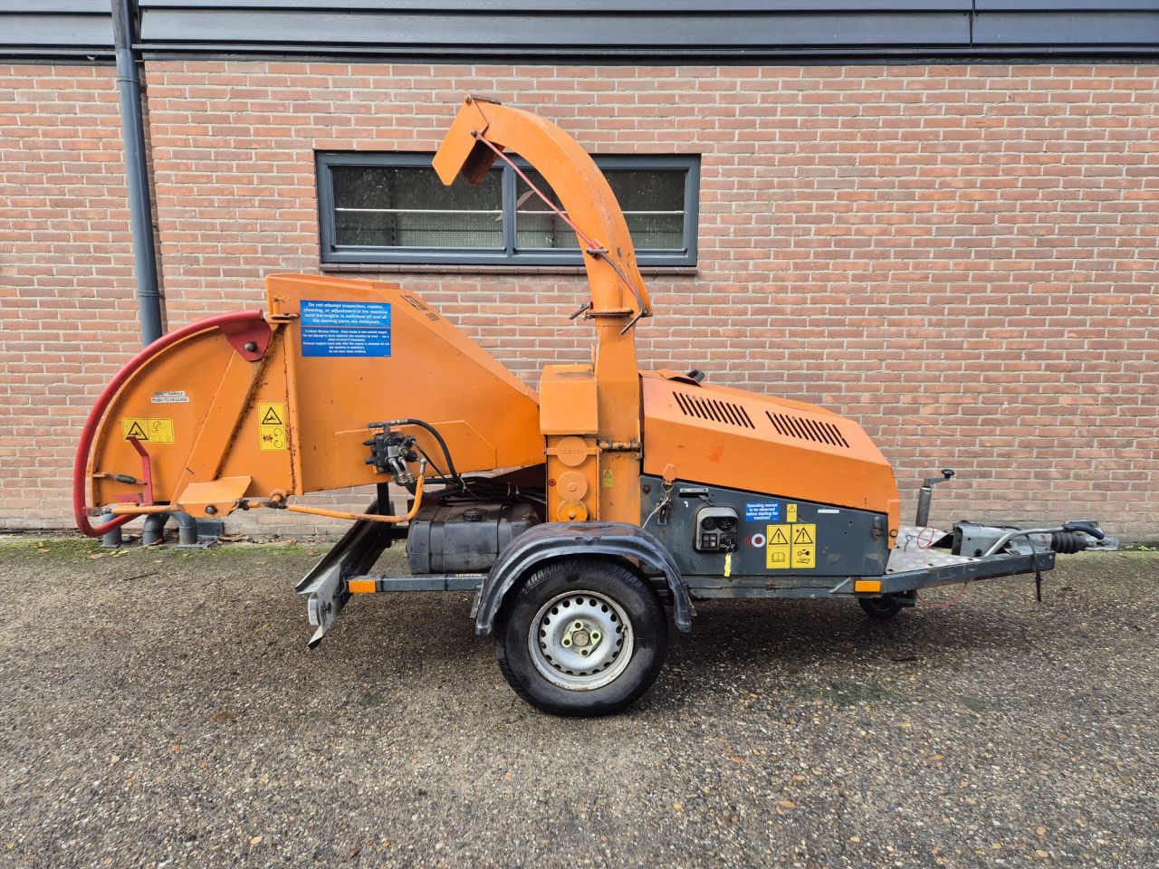 Gebruikte Jensen A530 versnipperaar