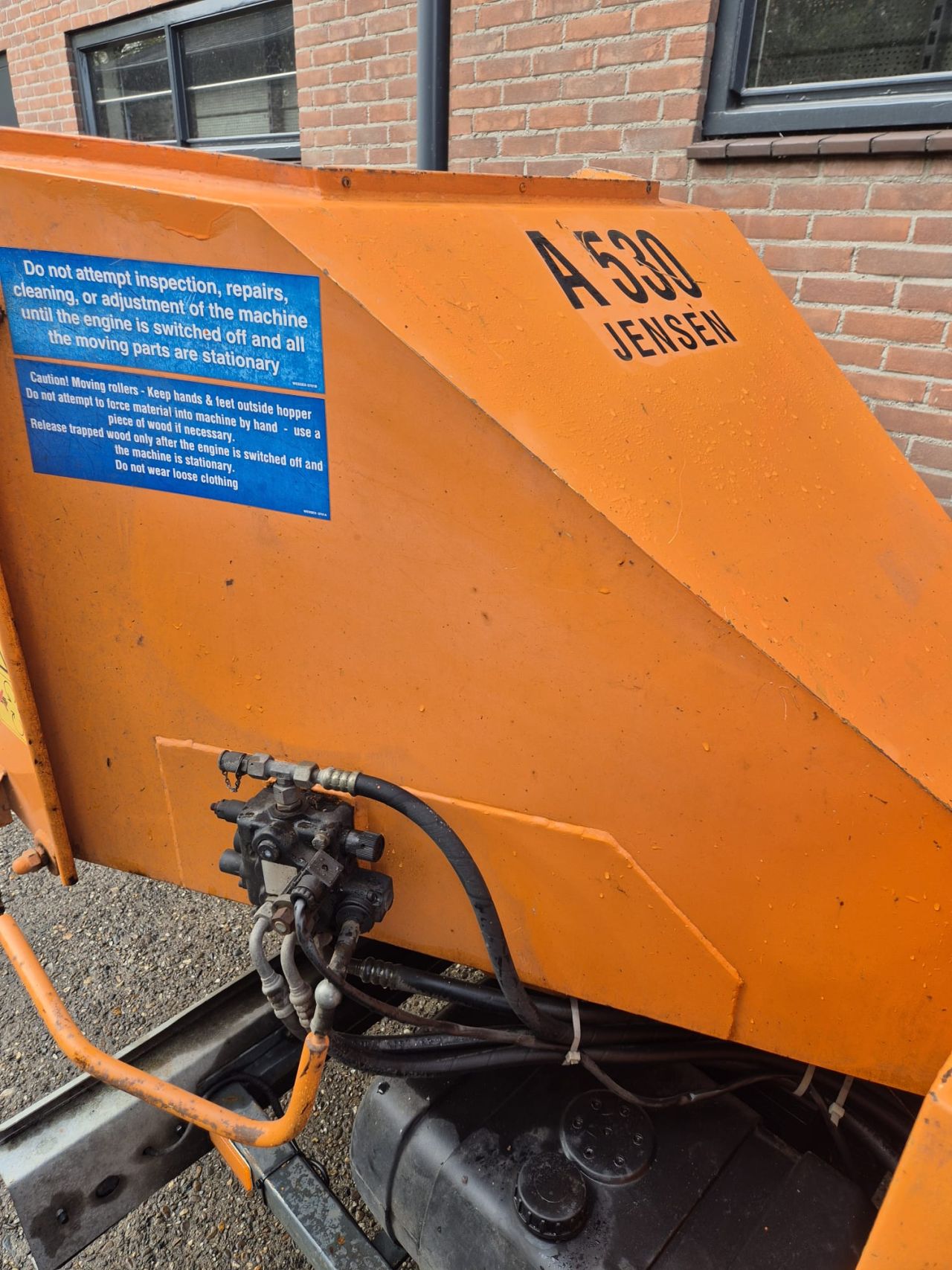 Gebruikte Jensen A530 versnipperaar