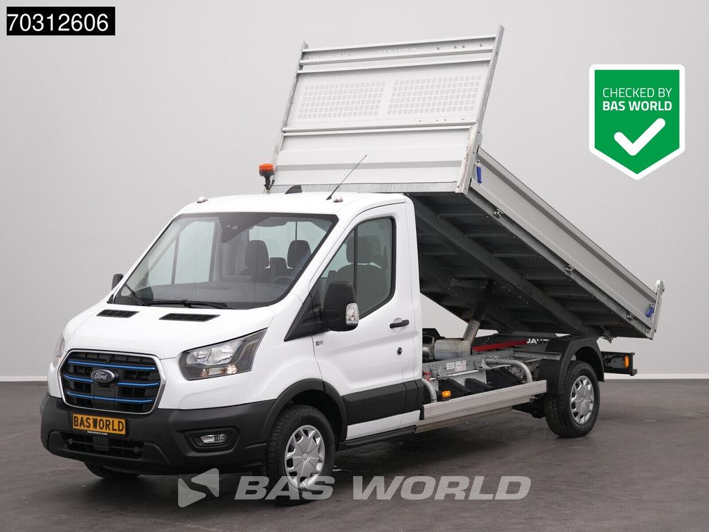 Ford e-Transit 184pk COMING SOON! Elektrisch 68kWh 310km WLTP Kipper Airco Cruise Camera CarPlay Open Laadbak A/C Cruise control