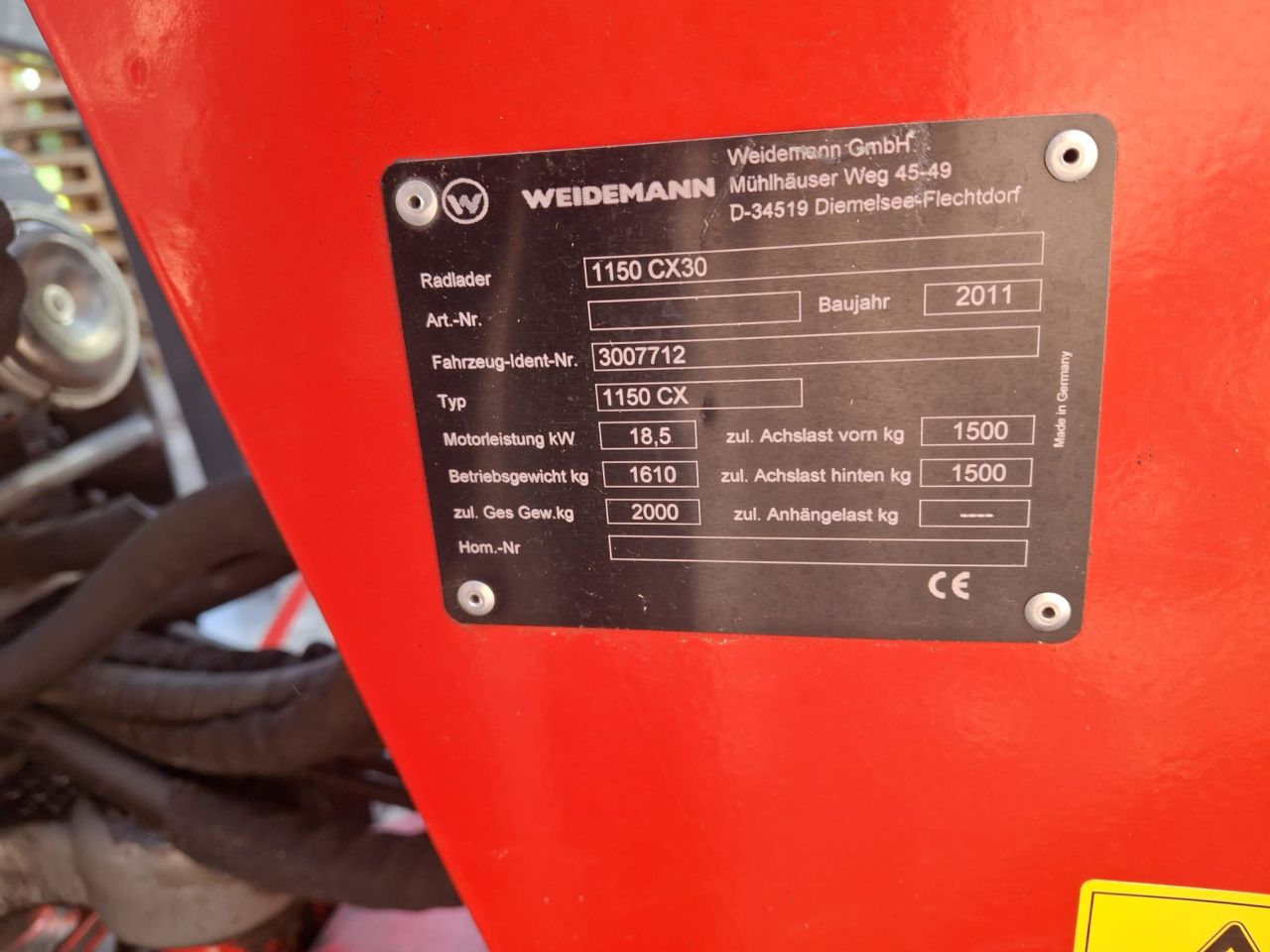 Nette gebruikte Weidemann 1150 CX kniklader/mini shovel