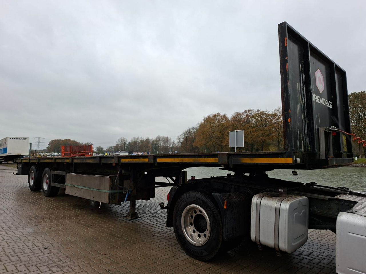 Oplegger / trailer, 2-as, gebruikt, GEEN APK