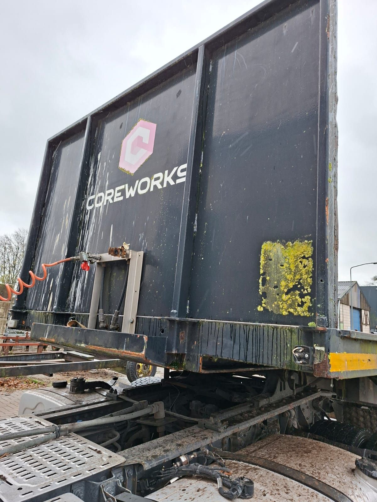 Oplegger / trailer, 2-as, gebruikt, GEEN APK