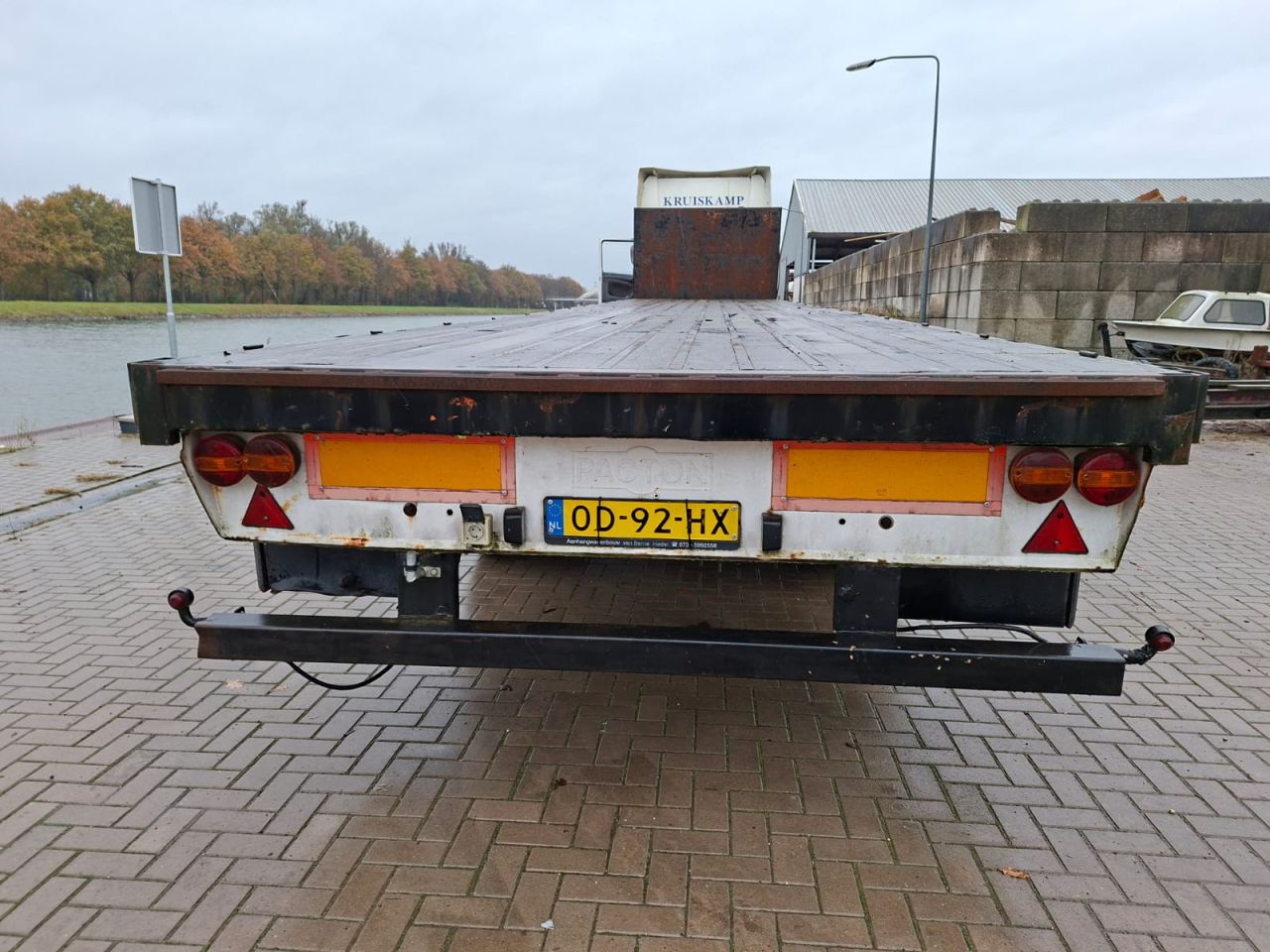 Oplegger / trailer, 2-as, gebruikt, GEEN APK