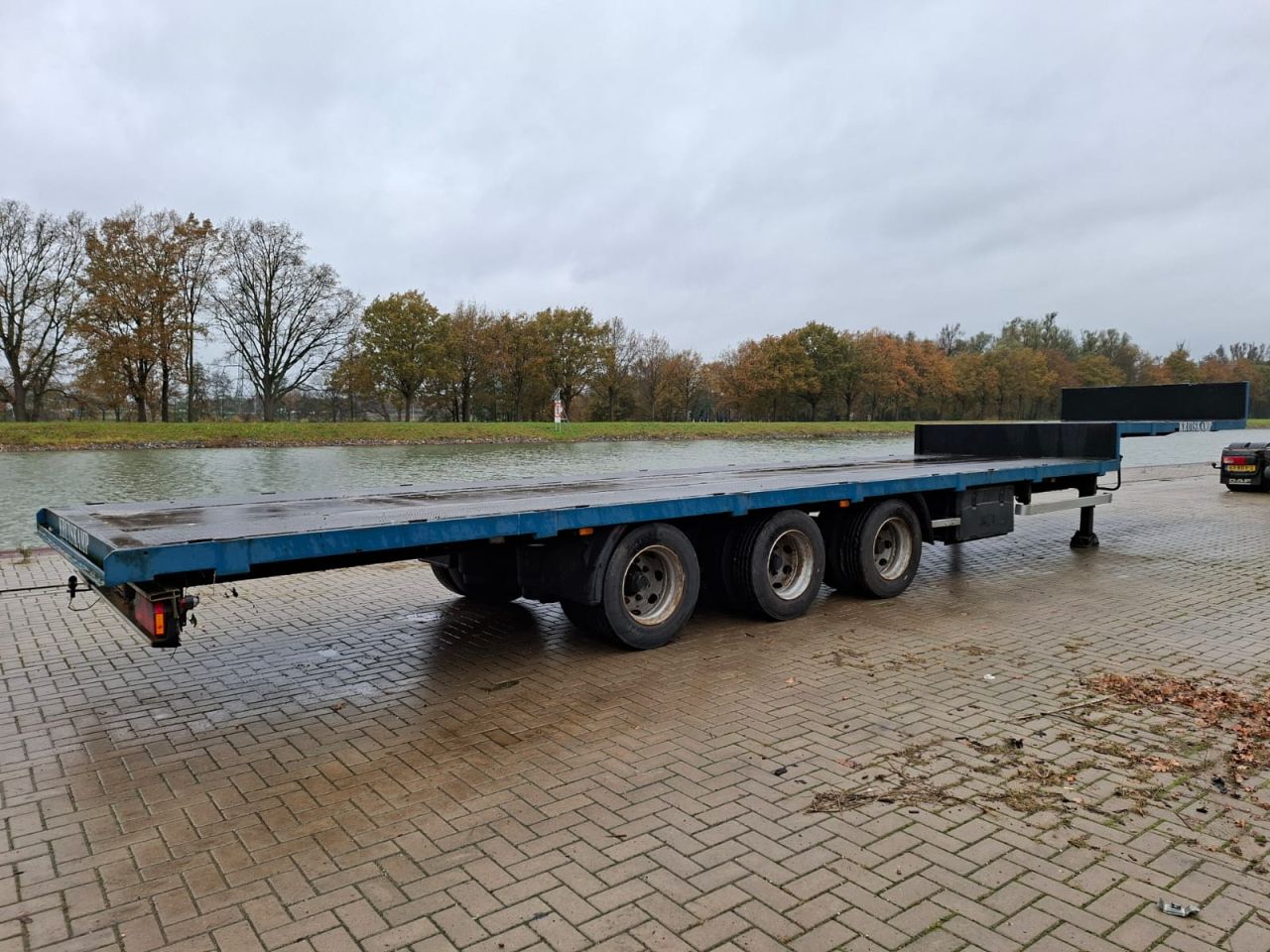 Oplegger / trailer, 3-as, gebruikt, GEEN APK