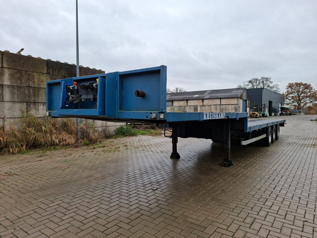 Oplegger / trailer, 3-as, gebruikt, GEEN APK