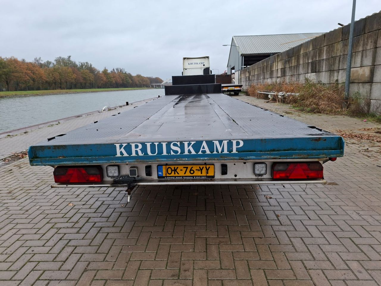 Oplegger / trailer, 3-as, gebruikt, GEEN APK