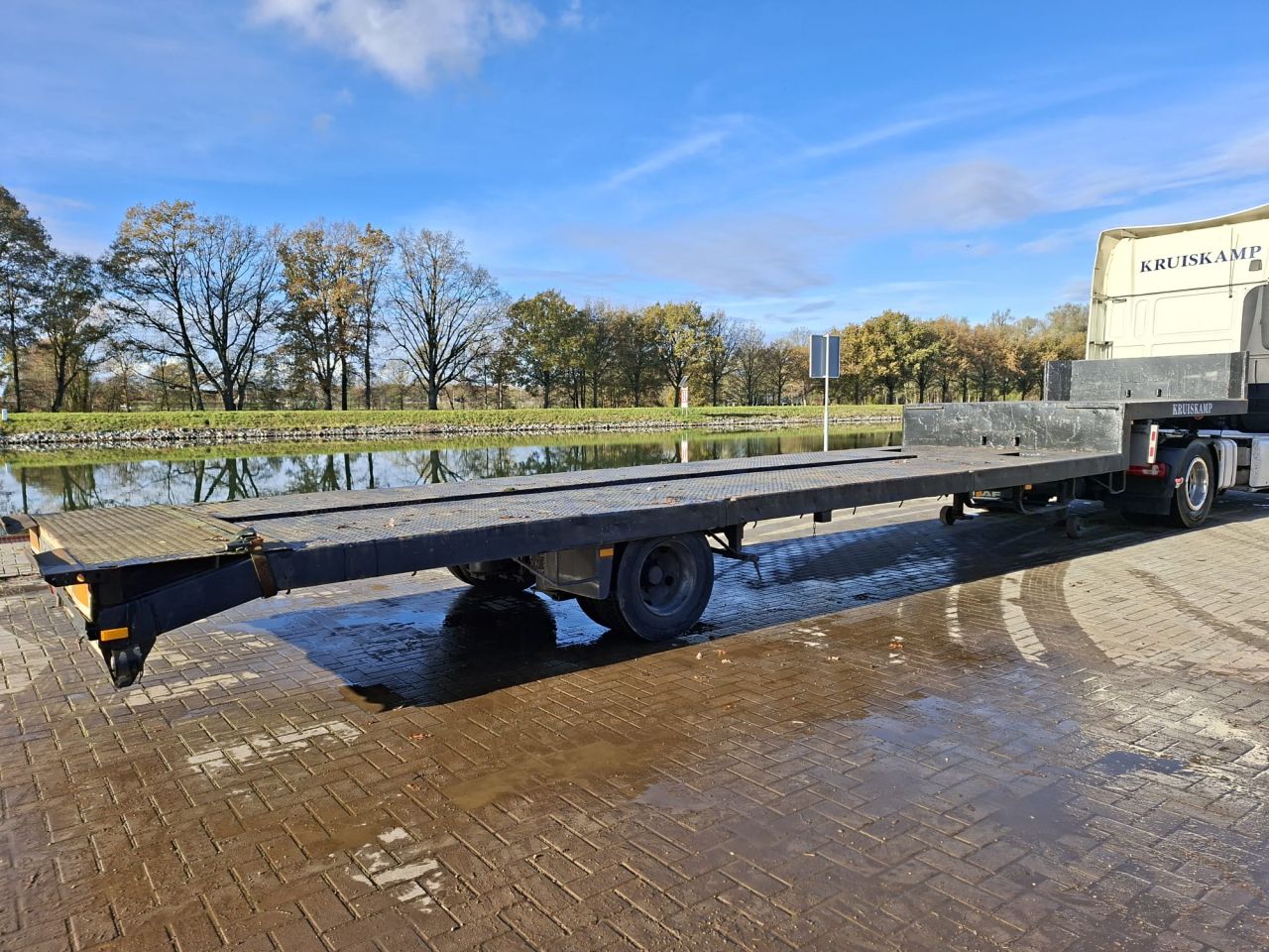 Oplegger / trailer, 1-as, gebruikt, met APK