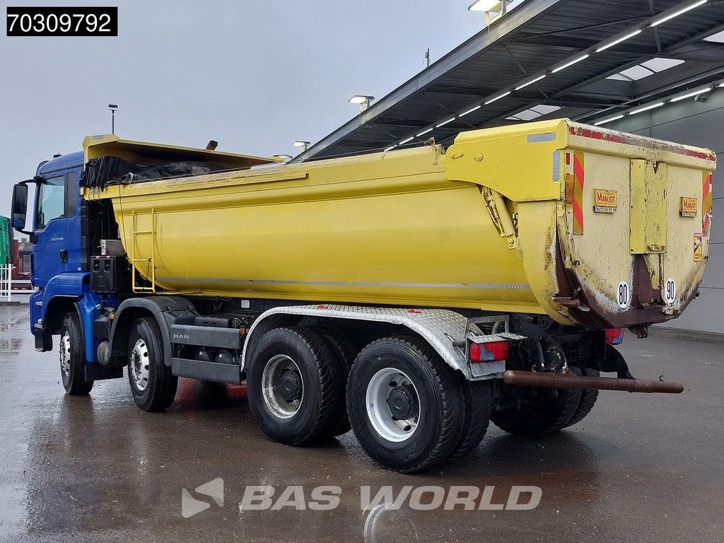 MAN TGS 35.460 8X4 17m3 tipper Steel suspension Big-Axle Automatic Retarder Euro 6