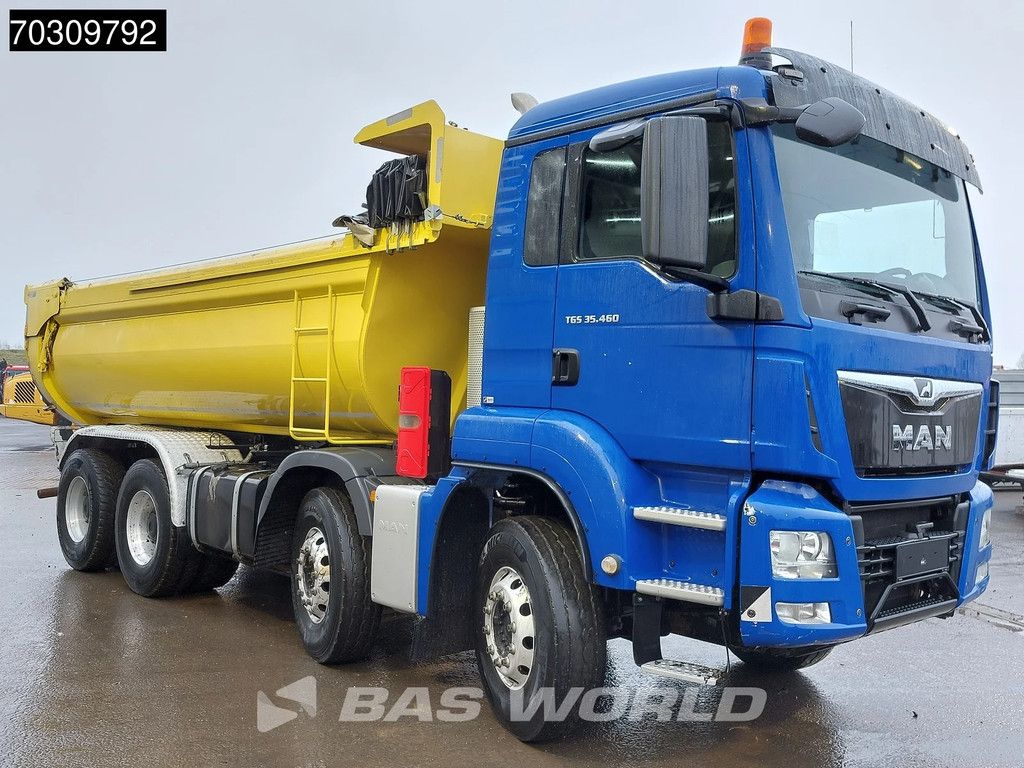 MAN TGS 35.460 8X4 17m3 tipper Steel suspension Big-Axle Automatic Retarder Euro 6