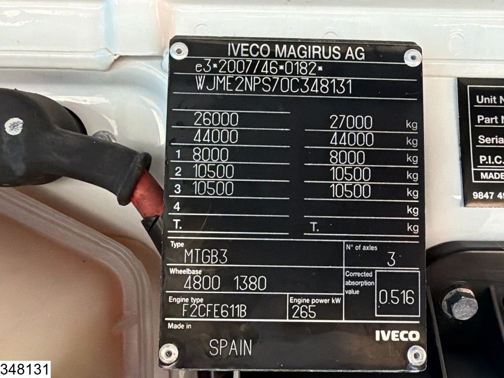 Iveco Trakker 360 6x4, EURO 6, Palfinger, Remote