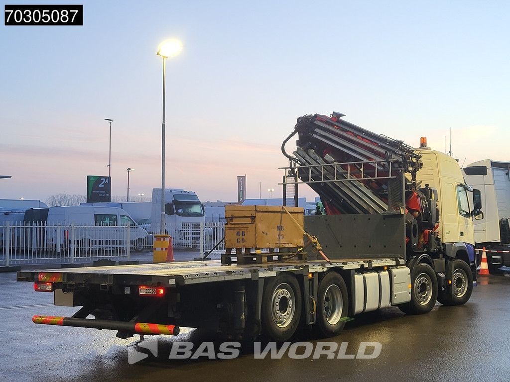Volvo FM 460 8X2 Fassi 751802HE/CE Kran Crane + Jib Winch Lift+Steering Axle VEB+