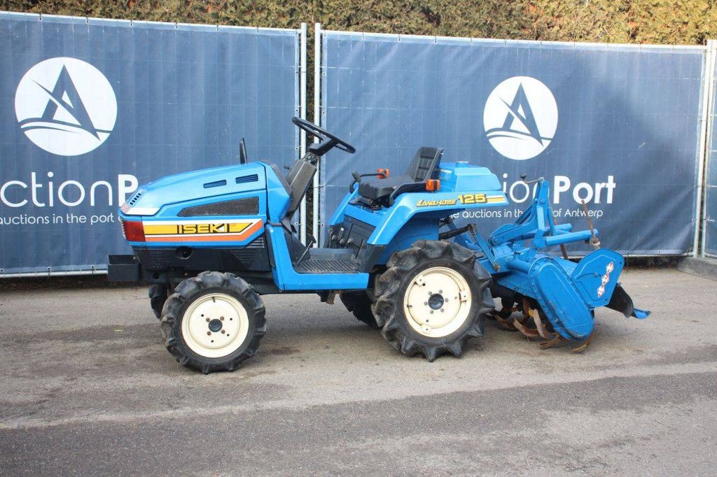 Minitractor Iseki TU125F Diesel met Grondfrees Iseki RA1100