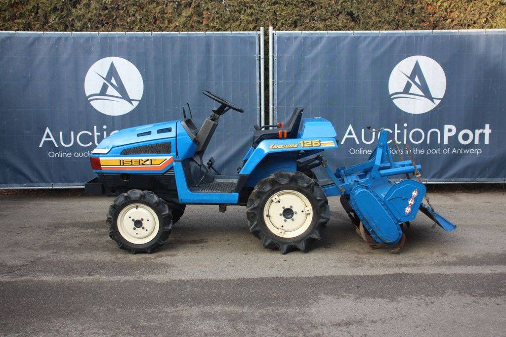 Minitractor Iseki TU125F Diesel met Grondfrees Iseki RA1100