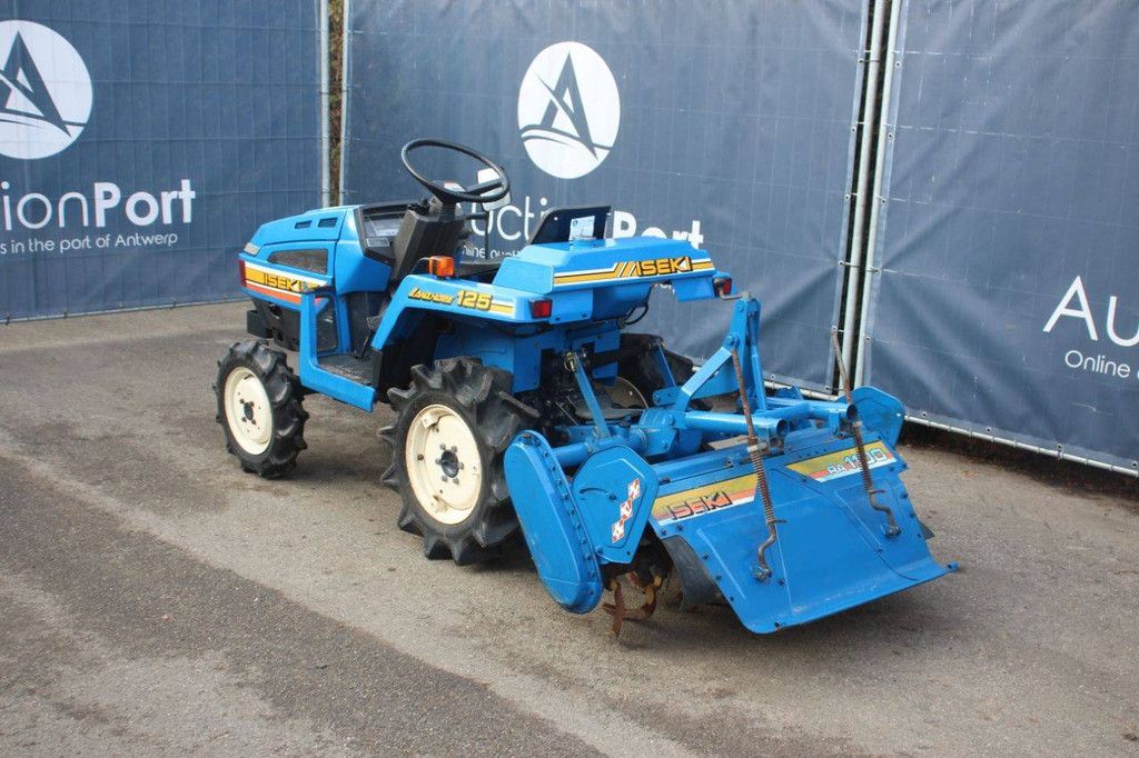 Minitractor Iseki TU125F Diesel met Grondfrees Iseki RA1100