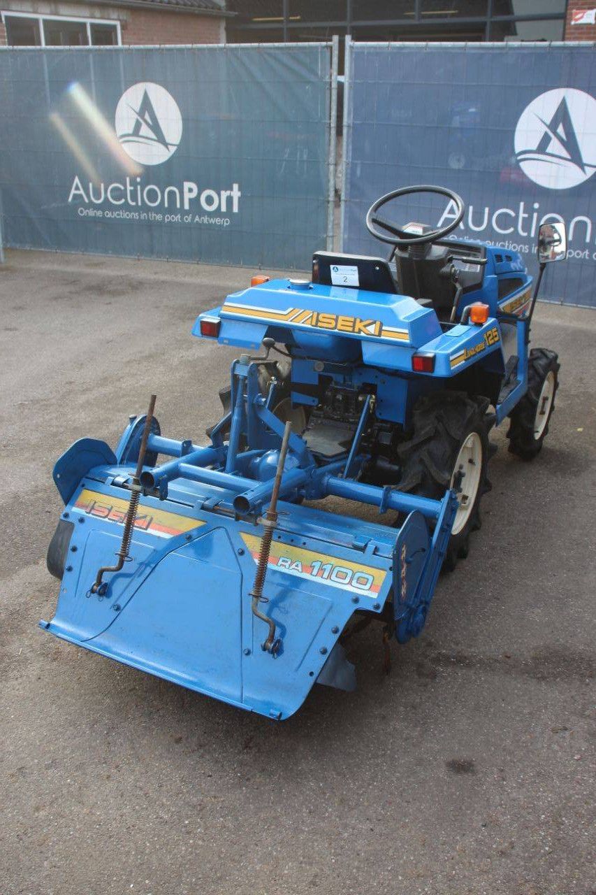Minitractor Iseki TU125F Diesel met Grondfrees Iseki RA1100