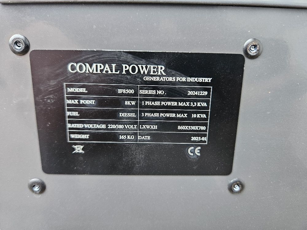Compal Power IF8500 diesel generator