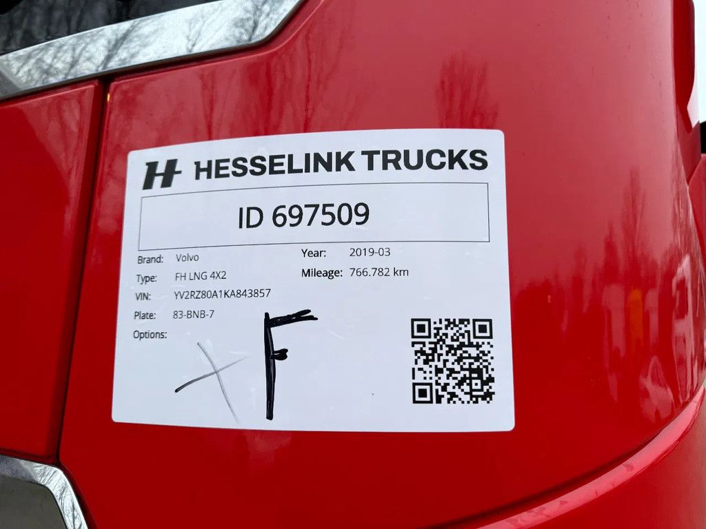 Volvo FH 460 LNG Globetrotter Hydraulic Leer NL Truck APK/TUV 11-2026