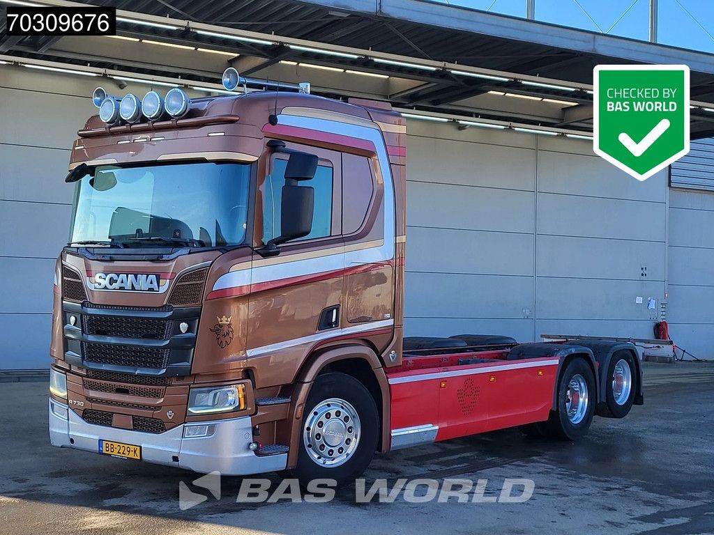 Scania R730 6X2 NL-Truck V8 chassis Lift-Axle Retarder Automatic ACC Euro 6