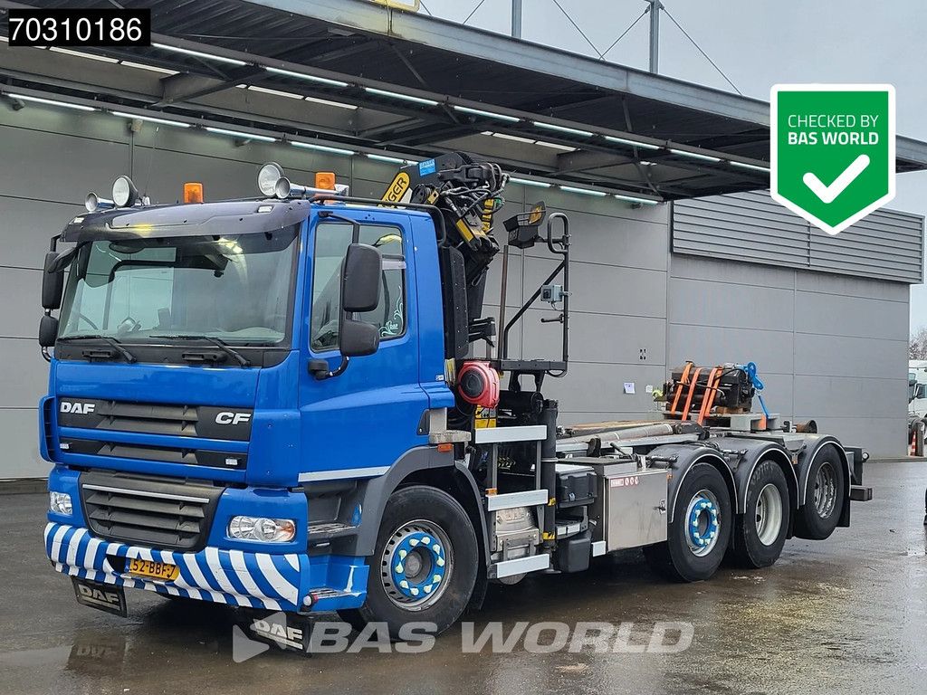 DAF CF85.410 8X2 VDL 20-6200 Palfinger PK33002 EH Kran Lift+Lenkachse Euro 5