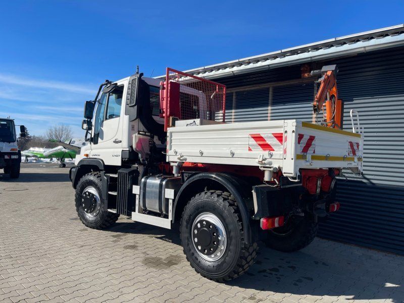 Mercedes-Benz Unimog U427 mit Werner Seilwinde, Kran , Ideal für Forst , THW ,