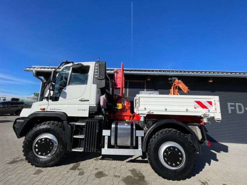 Mercedes-Benz Unimog U427 mit Werner Seilwinde, Kran , Ideal für Forst , THW ,