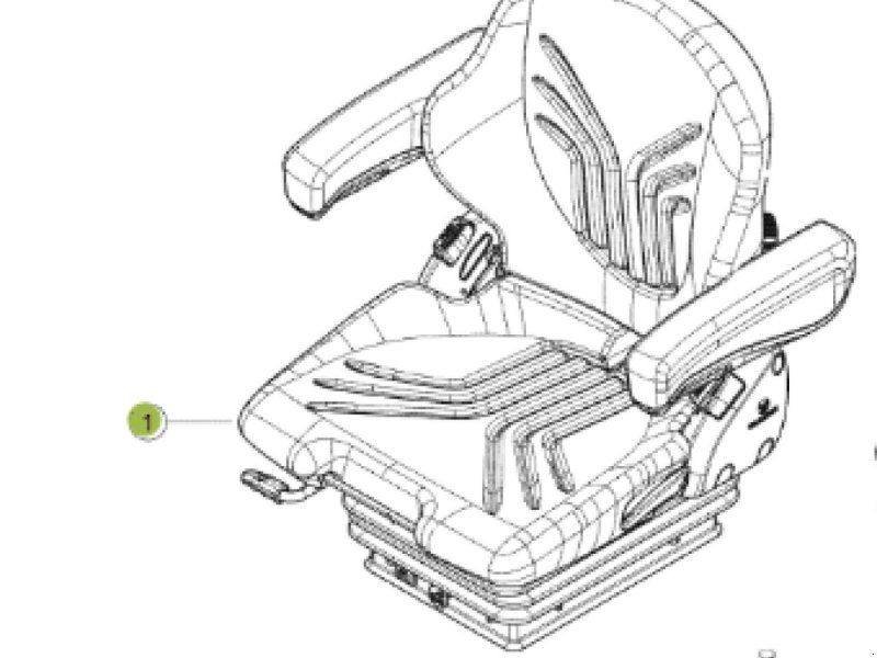Claas SITZ GRAMMER Compacto MSG93/521